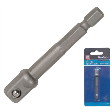 Blue Spot Tools 1/4" Hex to 3/8" Socket Adapter (1/3)