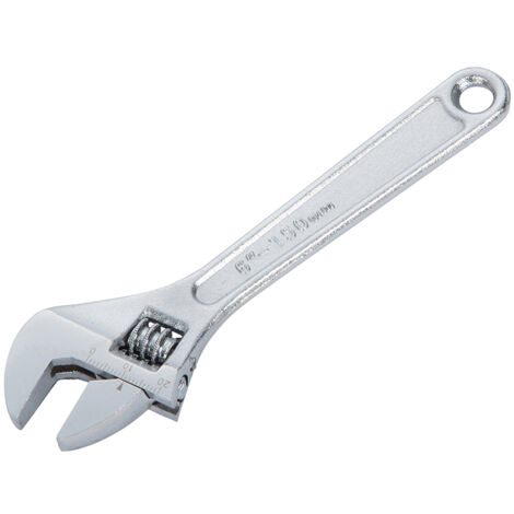 BlueSpot Tools Adjustable Wrench 150mm 6in Chrome Jaw Capacity 21mm B/S06102 (1/2)