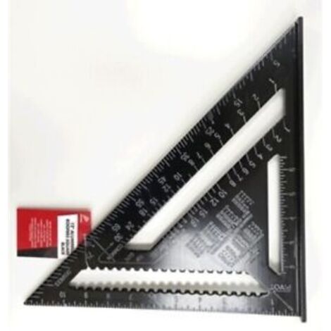 Toolzone 12" 300mm Set Square Aluminium Roofing Roofers Rafter Tri Square (1/5)