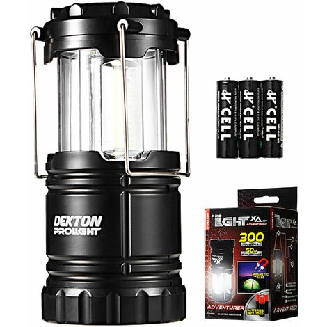 Dekton Cob Led Collapsible Camping Lantern Fishing Work Lamp Light 300 Lumens (1/5)
