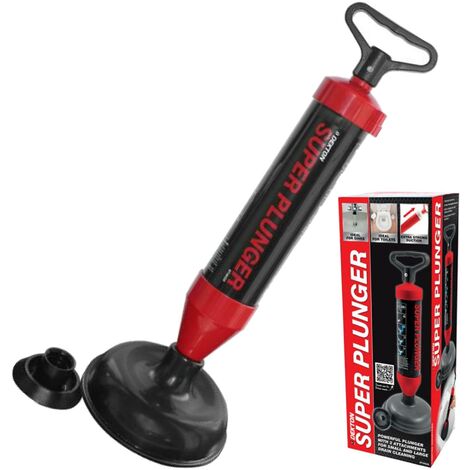 Dekton Drain Buster Blaster Clear Unblock Unclog Clean Pipe Super Plunger (1/5)