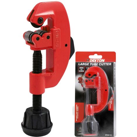 Dekton Adjustable Large Tube Wheel Roller Pipe Cutter 3 - 22mm 1/8" To 7/8" (1/5)