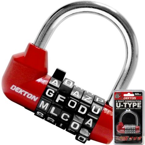DEKTON 60MM 5 DIGIT U TYPE ZINC ALLOY COMBINATION (1/4)
