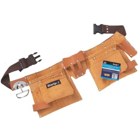 Blue Spot Tools Professional Leather Double Tool Belt