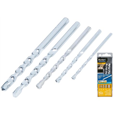 Blue Spot Tools 5 Piece Masonry Drill Bit Set (4-10mm) (1/4)