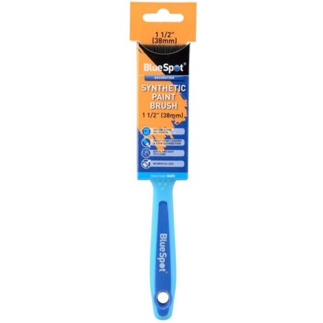 Blue Spot Tools 1 1/2" (38mm) Synthetic Paint Brush with Soft Grip Handle (1/3)
