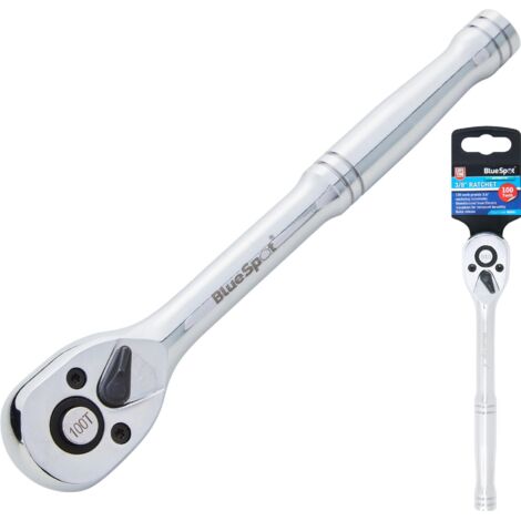 BlueSpot Socket Ratchet Handle Quick Release 100 Teeth 3/8" Tool (1/3)