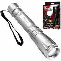 Dekton Explorer XT 600 COB LED Torch 400 Lumens 350M Flashlight With Batteries