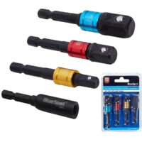 BlueSpot Colour Coded Impact Socket Convertor Reducer Adapter Bit Holder Set