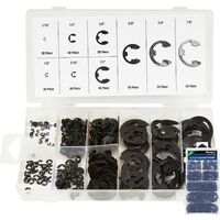 BlueSpot 300pc Assorted DIY Workshop Storage Automotive E Clip Set
