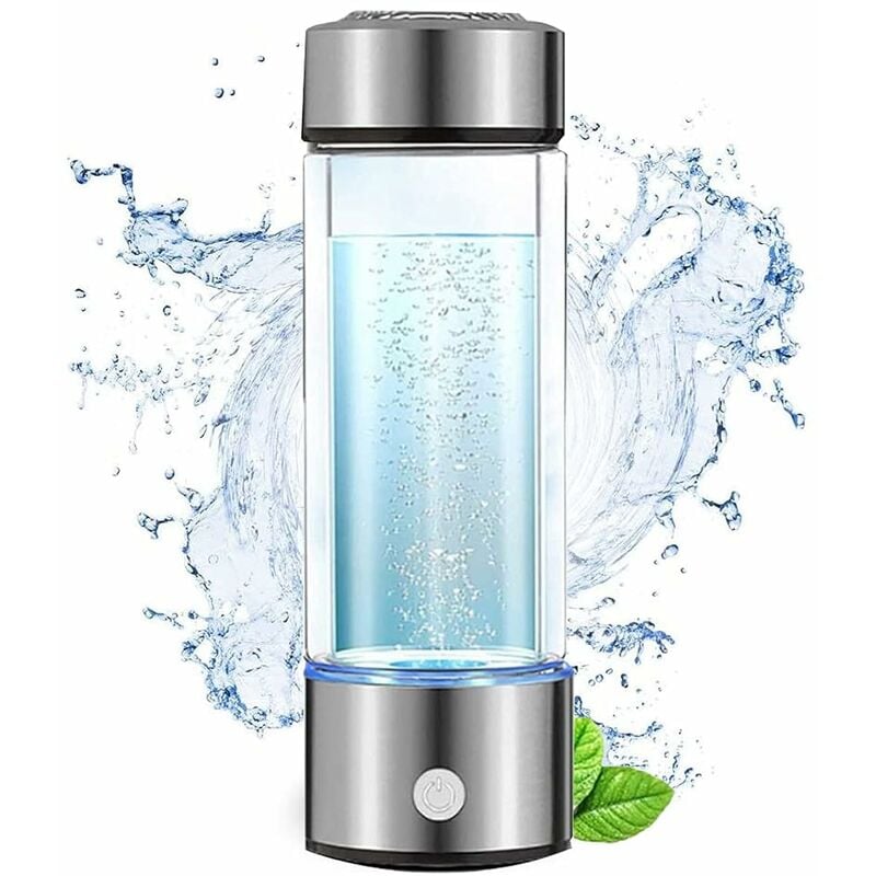 Acheter Bouteille portative de générateur d'eau riche en hydrogène de  420ml, bouteille d'eau Rechargeable, tasse en verre