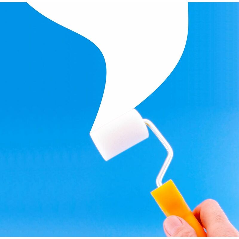 Lot De 9 Rouleaux De Peinture En Mousse Pour Murs Intérieurs