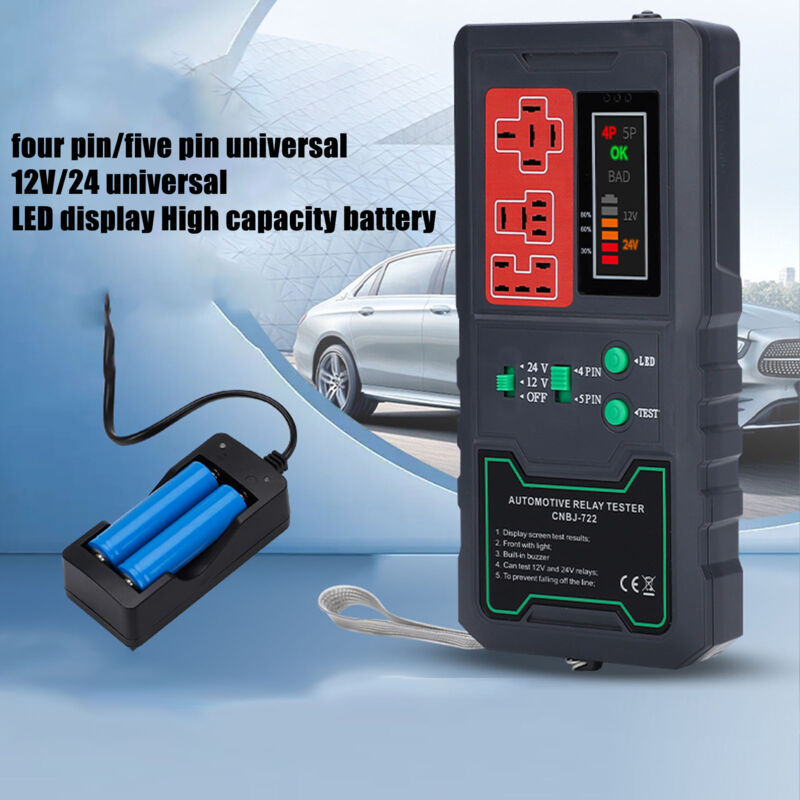 Testeur De Relais Automobile Relay Buddy 12V - Outil Portable Pour Tester Relais, Capteurs Et Batterie - 7
