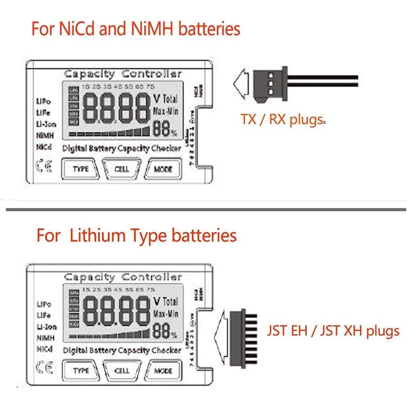 Testeur Capacité Batterie Goshyda Avec Écran LCD - Moniteur Voltmètre Universel 6-70V Pour Batteries Plomb Lithium
