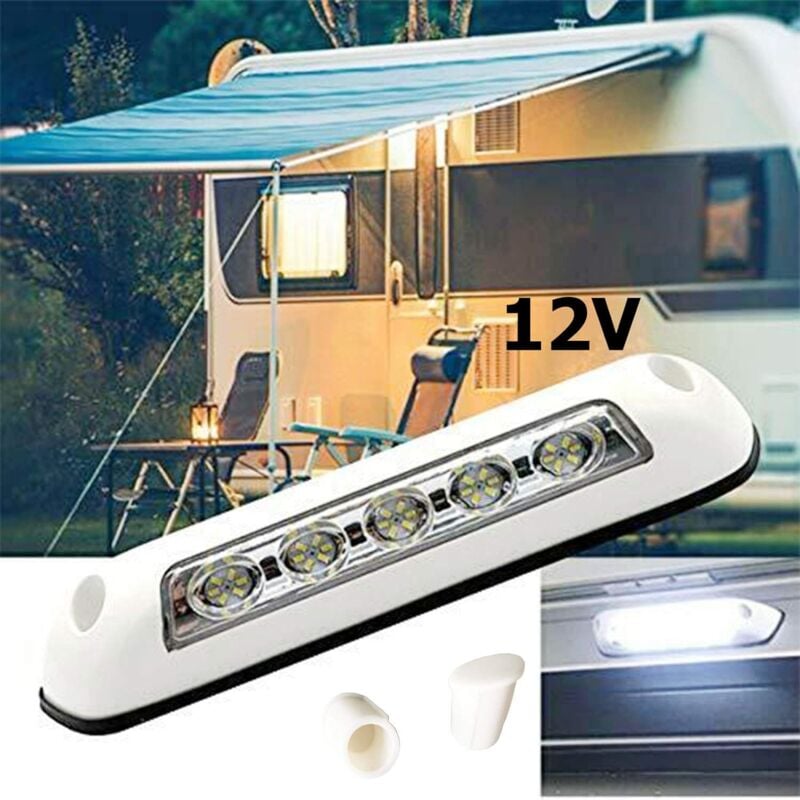 Lampe murale LED imperméable pour porche, camping-car, caravane