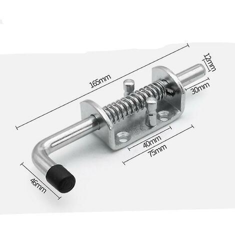 Loquet De Porte Lot De 2 Loquets De Porte En Acier Inoxydable - Serrure De Porte À Ressort