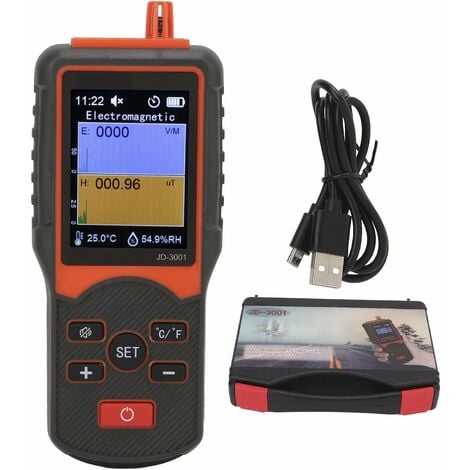 Compteur Geiger Portable, Haute Sensibilité Double Alarme Fonction  Affichage Multi-écran Compteur Geiger Détecteur de Rayonnement pour