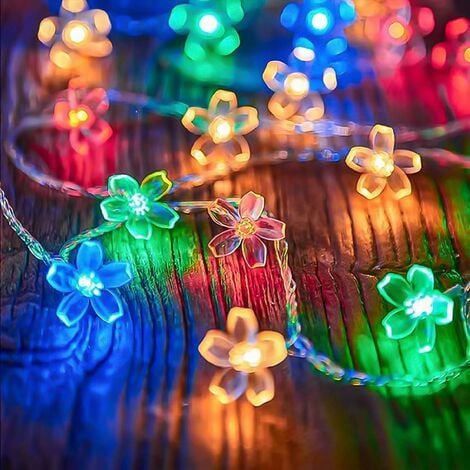 Guirlande lumineuse intérieur 2m multicolore 20 LED à piles Feeric lights &  christmas
