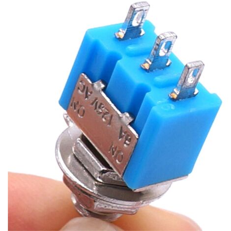 Interrupteur à Bascule SPDT MTS-102 - 10 Pièces - 3 Broches, ON/ON - Pour Circuits électriques, DIY Et électronique