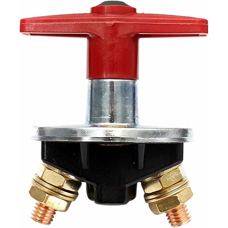Alimentation fixe de voiture 12V - 60V déconnecter l'interrupteur d'isolation clé de coupure de batterie sectionneur câble de voiture (multicolore, taille unique) (1/5)