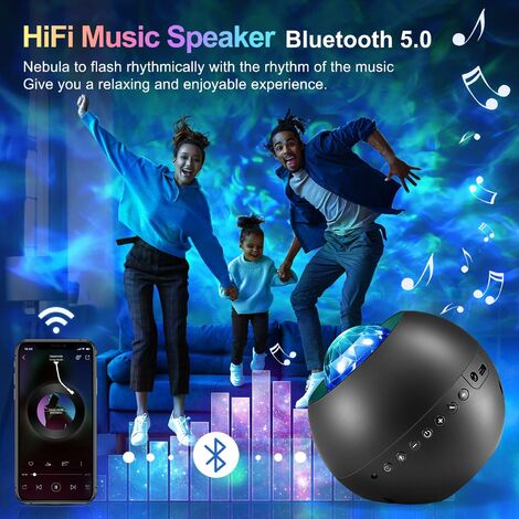 Projecteur Ciel Etoile, Veilleuse Enfant Bébé Avec Bruit Blanc, Bluetooth Lampe Led Decoration Chambre Aesthetic, 20 Lumiere Projecteur Ciel Etoile, Galaxie Plafond Projecteur Lampe Chevet