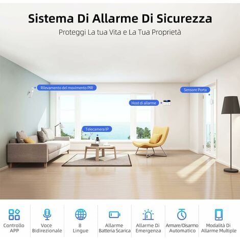 Système d'alarme de sécurité 99 + 8 zones numérotation automatique GSM SMS maison cambrioleur sécurité sans fil GSM système d'alarme détecteur capteur