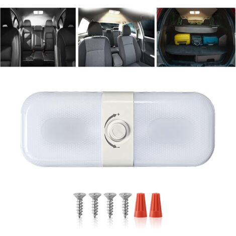 Éclairage intérieur LED 12 v Éclairage intérieur avec DC 12 V - 24 V dimmable blanc jaune et chaud Éclairage intérieur 120 LED avec interrupteur
