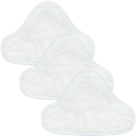 Lot de 3 lingettes en microfibre lavables pour balai vapeu,Housse lavable Coussinets pour nettoyeur vapeur, Tampons de vadrouille à Vapeur réutilisables,Microfibre Chiffons Steam Mop (1/5)