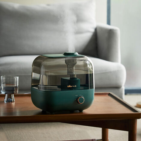 Lot de 2 Humidificateur à remplissage par le haut 5L, 28 dB ultra silencieux, adapté aux bébés et aux plantes, fonctionne jusqu'à 35 heures, avec disque diffuseur d'arômes (1/5)