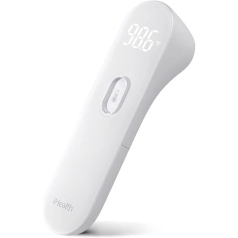 Sejoy Thermomètre Infrarouge Pour La Fièvre, Thermomètre Numérique Instantané En Face à La Lecture Précise Avec écran LCD Pour Toute La Famille