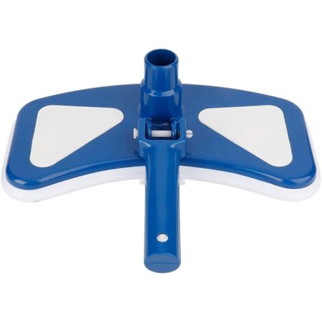 Tête d'aspiration rotative bleue et blanche pour piscine Brosse d'aspiration Outil pour piscine (longueur 36 cm, largeur 14.5 cm) (1/5)