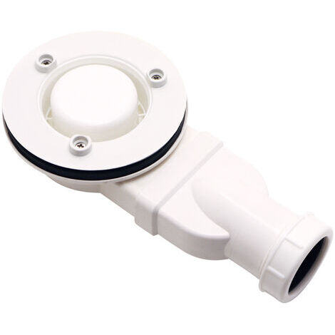 Pour receveur de douche bac à douche extra-plat mod. Salle de douche en plastique anti-odeur ABS vasque plat drain accessoires. blanc (1/4)