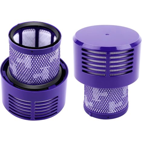 Filtre Dyson V10 SV12, filtre pour aspirateur Dyson Cyclone V10 SV12 series V10 Absolute/Animal/Total Clean/Motorhead, pièce détachée  DY-969082-01 (2 pièces) (V10) (1/3)