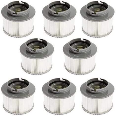 Lot de 4/8 Cartouches filtrantes de Rechange pour Bubble Spa (Version améliorée 2020 pour s'adapter à Tous Les modèles) (8 Pcs) (1/5)