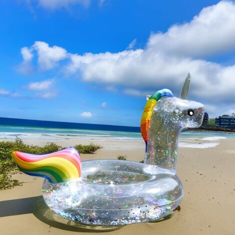 Betoy Gonflable Princesse Licorne Bouée Enfant, Bébé Siège De Piscine