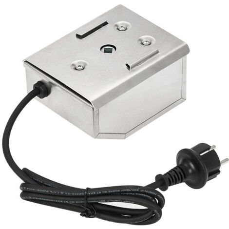 électrique Moteur pour barbecue en Acier Inoxydable pour barbecue Tourne Broche, BBQ Rôtisserie, (2,5-3) U/m, 50/60 Hz de 4 W, 220/240 V (1/5)