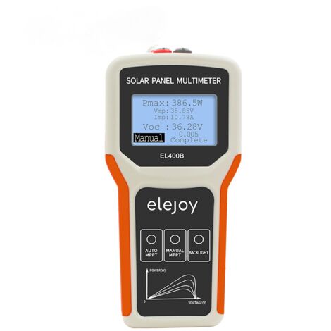 Multimètre Pour Panneau Solaire Jusqu’à 800 W | Câbles Pour Panneaux Et