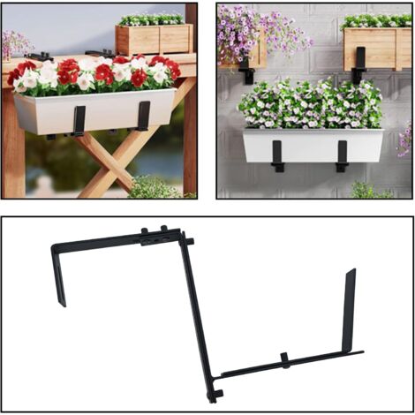 Crochets muraux suspendus pour supports de plantes d'intérieur - 2 pièces Crochet mural décoratif en métal Crochets à fleurs pour suspendre des plantes Crochet mural noir - Supports pour plantes Crochets muraux suspendus pour supports de plantes d'intérieur - 2 pièces Crochet mural décoratif en métal Crochets à fleurs pour suspendre des plantes Crochet mural noir - Supports pour plantes