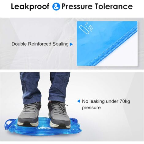 B-Earth Poche Hydratation 2L Grand Réservoir D'eau à Ouverture De 2 Litres, étanche à L'eau Militaire, Sac De Rangement Pour Vélo