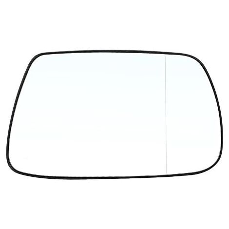 Verre de Rétroviseur Extérieur,Miroir Glace de Porte Chauffant pour Voiture Miroir d'Aile en Verre Côté Droit avec Support en Plastique de Plaque d'Appui (1/5)