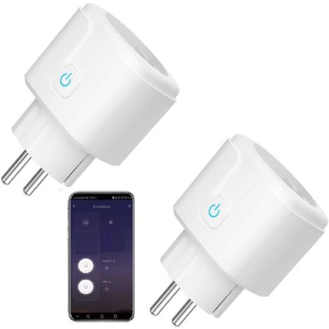 prise intelligente zigbee 3.0 Compatible avec Alexa et Home Assistant Smartphone APP Control pour iOS et Android pour Office et Home, Android avec fonction de minuterie partout et à tout moment, 10A (1/5)