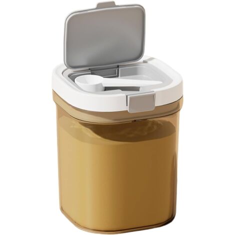 Boîte à Lait pour Bébé - Boîte de Stockage pour Lait en Poudre Scellée,Récipient Alimentaire Empilable avec Cuillère pour Voyage Cuisine Nourrisson Réfrigérateur (1/5)