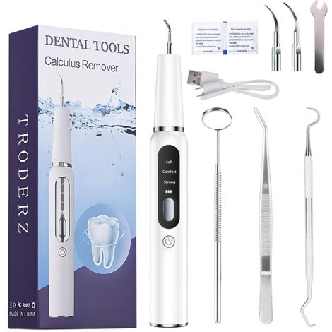 Nettoyeur de dents électrique à ultrasons nettoyeur de dents Mei Dental HOME PORTABLE Dental Removal Stone Tarter Washer (1/4)