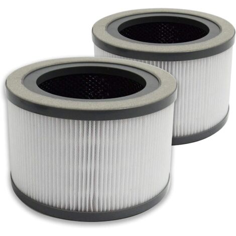 Applicable Vista 200 Lot de 2 filtres HEPA de rechange compatibles avec le purificateur d'air Levoit, numéro de pièce Vista 200-RF, H13 Filtre à charbon actif en 3 étapes 2 en 1, purification (1/5)