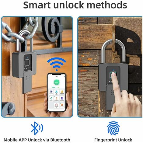 Serrure De Casier D'Empreintes Digitales, Cadenas D'Empreintes