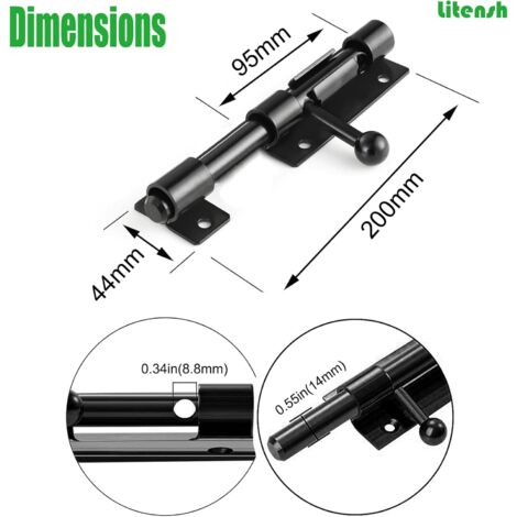 Lot De 4/8/12 Feretures à Levier En Acier Inoxydable Argenté Pour