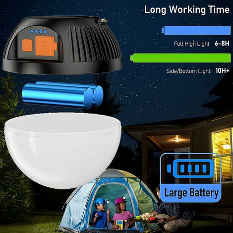 Lampe Portable d'urgence solaire et USB, projecteur LED UFO