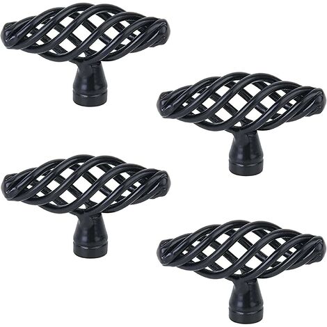 4 Pièces Poignée de Meuble Antique, Poignée de Meuble Vintage, Elégance Classique, Pour Meubles, Armoires, Portes et Fenêtres, Salle de Bain (avec Sc (1/5)