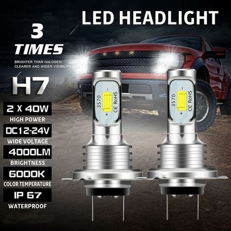 Ampoule H7 LED, Feux de croisement