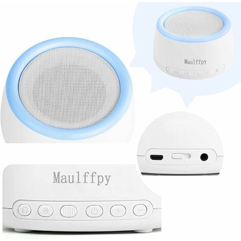 White Noise Machine à Bruit Blanc Haut-parleur Bluetooth Machine à